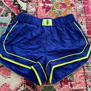 FP Free Prople Movement Varsity Blue Shorts small